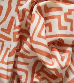 Reef Outdoor Fabric by Andrew Martin Lava