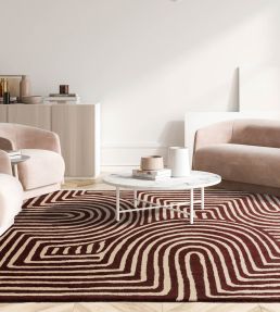 Asiatic Reef Curve rug Plum RF29 REEF1201700029 Plum RF29