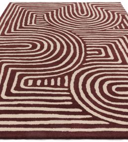 Asiatic Reef Curve rug Plum RF29 REEF1201700029 Plum RF29