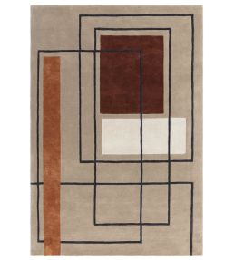 Asiatic Reef Outline rug Terracotta RF20 REEF1201700020 Terracotta RF20