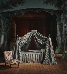 Regency Aperigon Fabric by Sanderson Gobelin/Porcelain