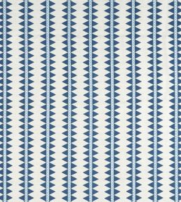 Reno Stripe Fabric by Thibaut Navy