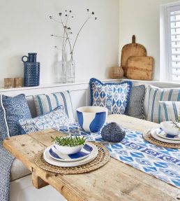 Skiathos Fabric by Prestigious Textiles Cobalt