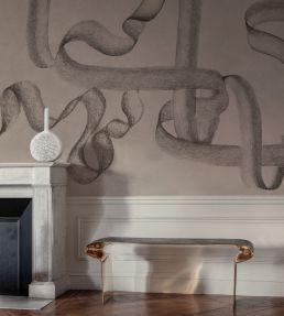 Ribbon Mural by Coordonne Emerald