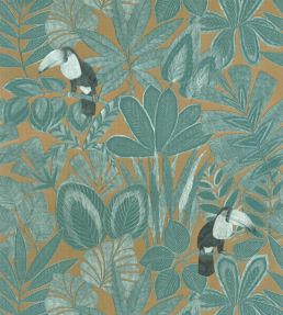 Rio Wallpaper by Caselio Vert Anglais