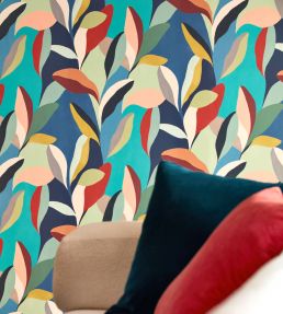 Riviera Wallpaper by Ohpopsi Sepia & Moss
