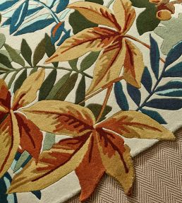 Sanderson Robin's Wood rug Russet Brown 146501140200 Russet Brown