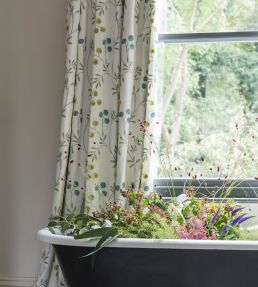 Rochelle Fabric by Clarke & Clarke Blush/Raspberry