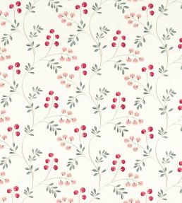Rochelle Fabric by Clarke & Clarke Blush/Raspberry