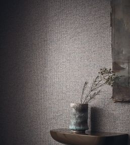 Mendel Wallpaper by Romo Charcoal