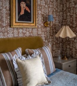 Rooksmoor Velvet Fabric by Lewis & Wood Fawn