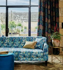 Rosedene Fabric by Studio G Denim / Spice