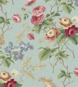 Rosemoore Fabric by Warner House Mist