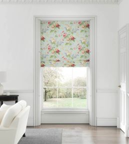 Rosemoore Fabric by Warner House Mist