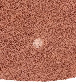 Lorena Canals Round Dot rug Chestnut C-RDOT-CHS Chestnut