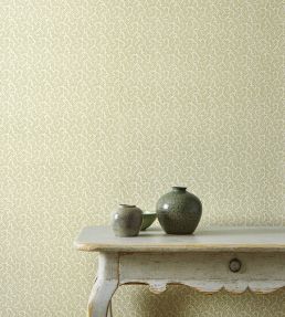 Rushmere Wallpaper by Colefax and Fowler Old Pink