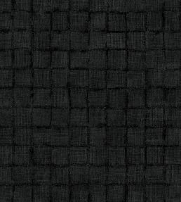 Rustic Check Wallpaper by Eijffinger Black
