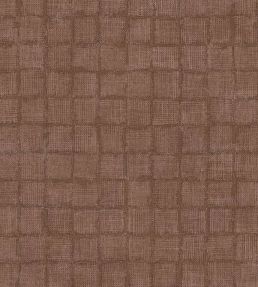 Rustic Check Wallpaper by Eijffinger Orange / Terracotta