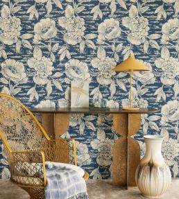 Rustic Floral Wallpaper by Eijffinger Yellow / Ochre