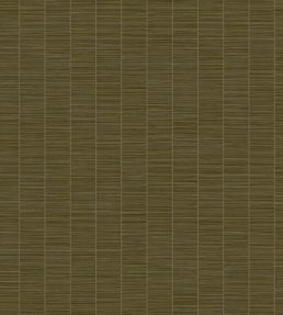 Rustic Stripe Wallpaper by Eijffinger Green
