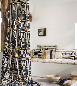 Sagitta Fabric by Osborne & Little Indigo