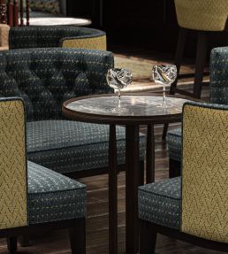 Saigon Fabric by Warwick Navy