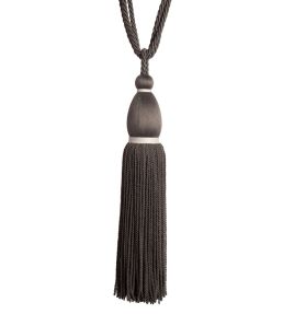 Saisons Tassel Tieback Trimming by Samuel & Sons Charcoal