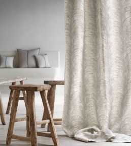 Samare Fabric by Casamance Sable