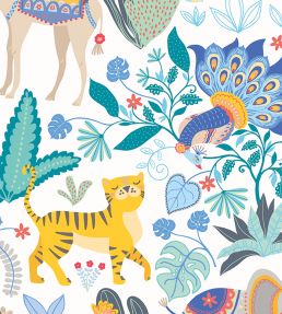 Samba Safari Wallpaper by Ohpopsi Cornflower