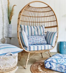 Skiathos Fabric by Prestigious Textiles Cobalt