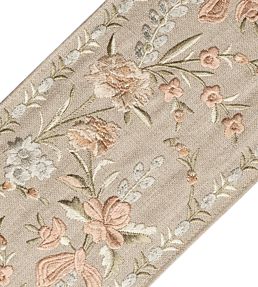 Antoinette Embroidered Border Trimming by Samuel & Sons Antique