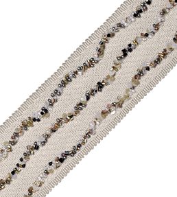 Galaxy Beaded Border Trimming by Samuel & Sons Topaz