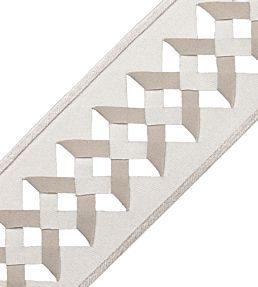 Vela Laser Cut Border Trimming by Samuel & Sons Crystal