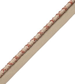 6mm Somerset Cord With Tape Trimming by Samuel & Sons Terra