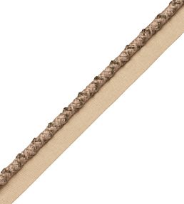 6mm Somerset Cord With Tape Trimming by Samuel & Sons Olive