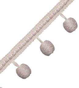 Somerset Bead Fringe Trimming by Samuel & Sons Heather Grey