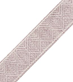 Somerset Geometric Border Trimming by Samuel & Sons Heather Grey