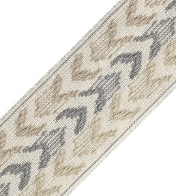 Somerset Ikat Border Trimming by Samuel & Sons Slate