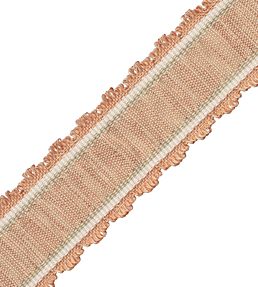 Tiverton Pleated Border Trimming by Samuel & Sons Rosewater