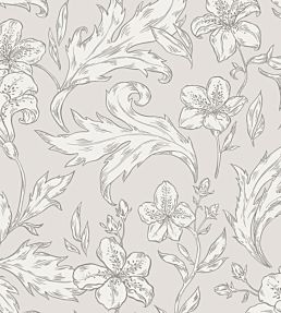 Karin Wallpaper by Sandberg Wheat