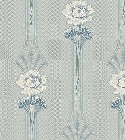 Margareta Wallpaper by Sandberg Powder Blue