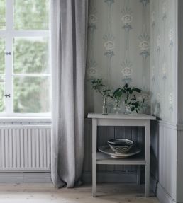Margareta Wallpaper by Sandberg Powder Blue