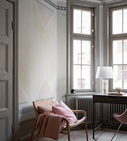 Lene Wallpaper by Sandberg Light Pink