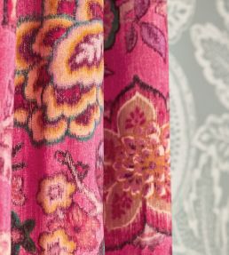 Indra Flower Fabric by Sanderson Hibiscus
