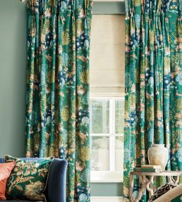 Pamir Garden Fabric by Sanderson Teal