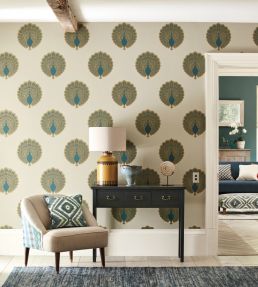Kalapi Wallpaper by Sanderson Sea Glass