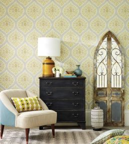 Madurai Wallpaper by Sanderson Indigo