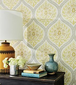 Madurai Wallpaper by Sanderson Indigo
