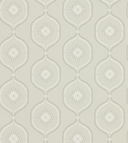 Milcombe Wallpaper by Sanderson Silver