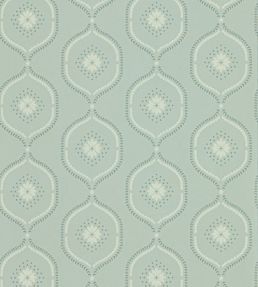 Milcombe Wallpaper by Sanderson Mist Blue